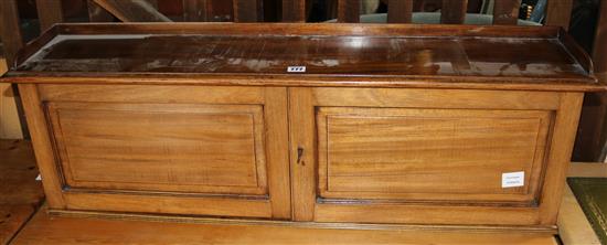 Edwardian mahogany two door medicine cupboard